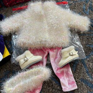 RETIRED American Girl Doll Snowball Sweater and Leggings Outfit (1998)